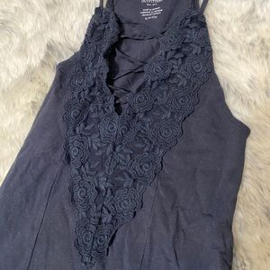 AE American eagle corset lace front bodysuit